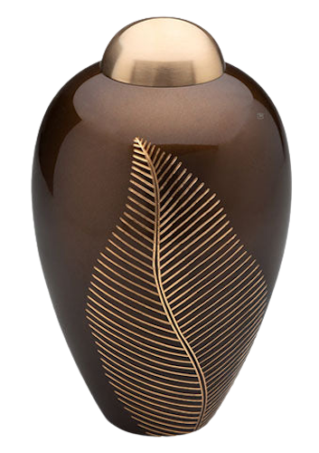 Elegant Leaf Bronze (Adult) Urn