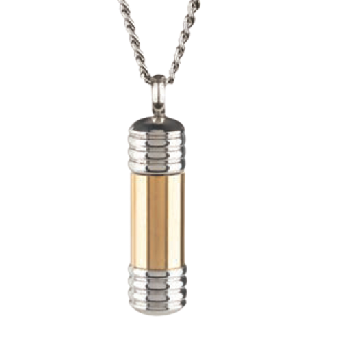 Two-tone Cylinder Pendant