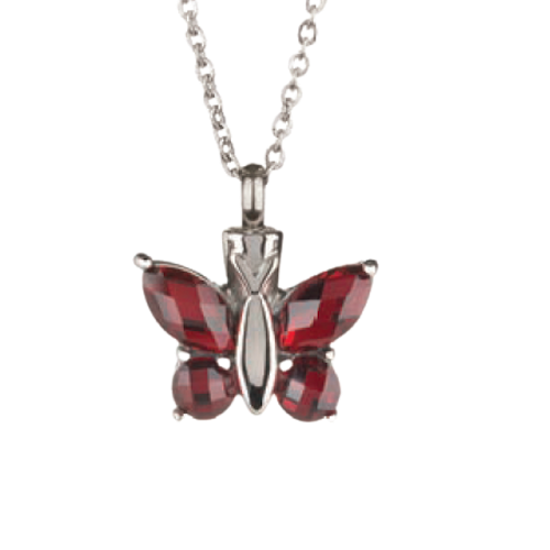 Birthstone Butterfly Pendant