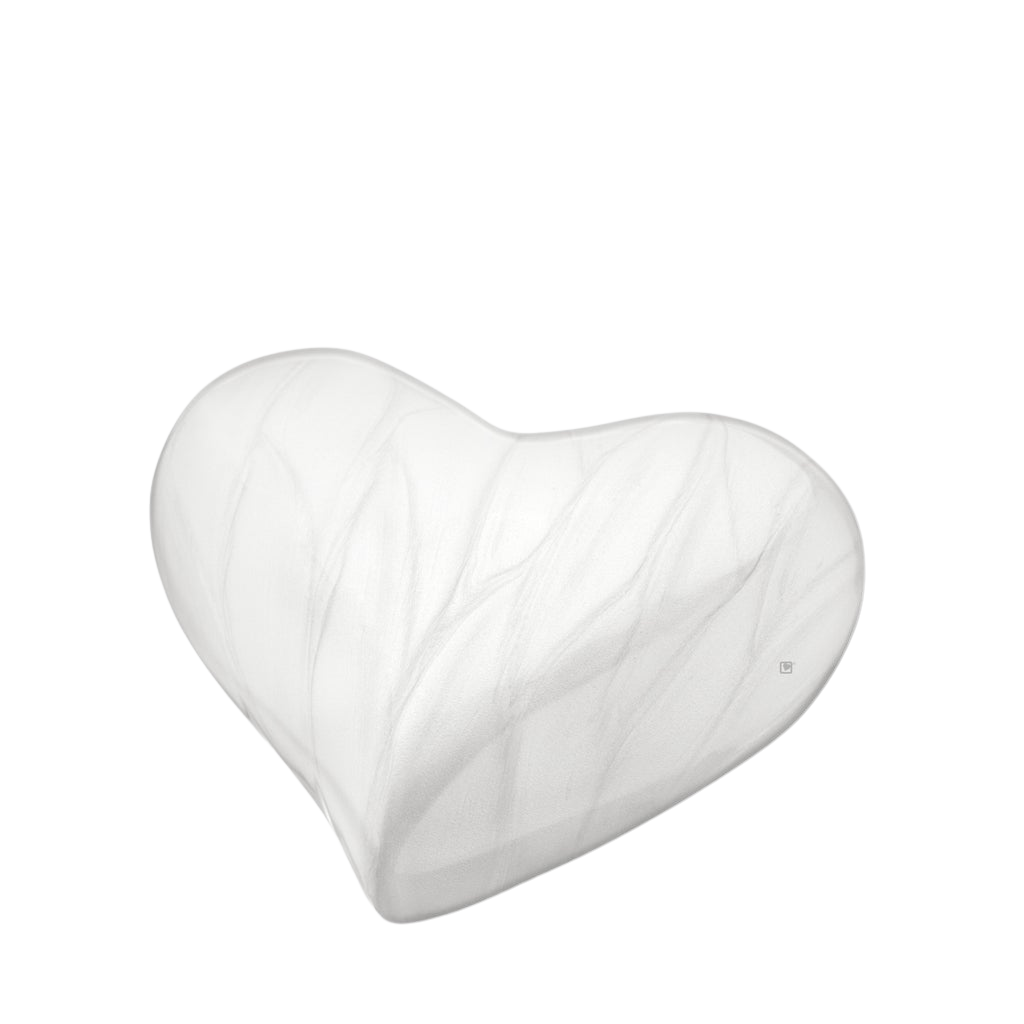 Pearl White (Keepsake Heart) Urn