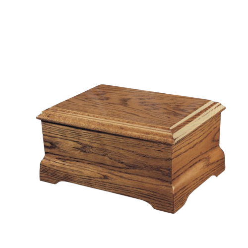 Oak Jewel Box Urn