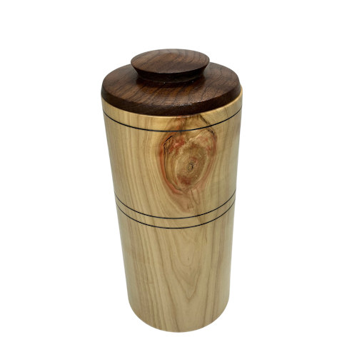 Box Elder with Walnut Top Urn
