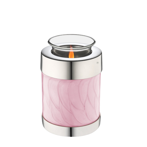 Pearl Pink Tealight Urn